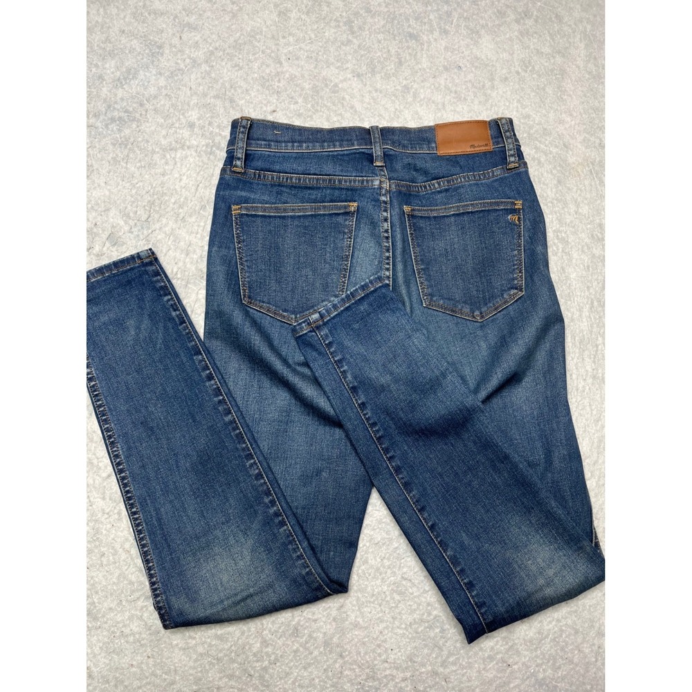 Madewell 9" High-Rise Skinny Jeans Medium Wash Blue Denim womens Size 27